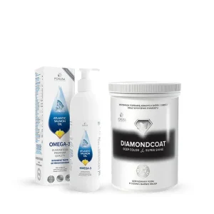 Conjunto de Suplementos para Cuidados do Pelo do C茫o 鈥?脫leo de Salm茫o para Pele Saud谩vel e Pelo Brilhante 鈥?F贸rmula Rica em Omega-3