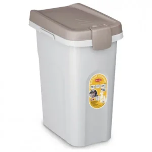 Contentor para ração – Stefanplast – Cor do Produto: Branco | Capacidade: 15 L