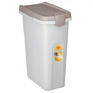 Contentor para ração – Stefanplast – Cor do Produto: Branco | Capacidade: 25 L