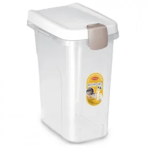 Contentor para ração – Stefanplast – Cor do Produto: Transparente | Capacidade: 15 L