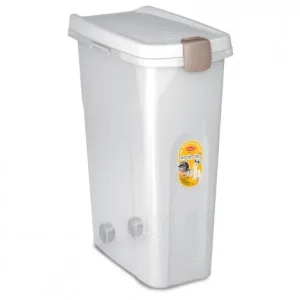 Contentor para ração – Stefanplast – Cor do Produto: Transparente | Capacidade: 40 L