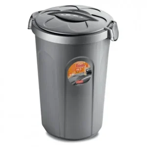 Contentor TOM para ração – Cor do Produto: Cinzento | Capacidade: 46 L