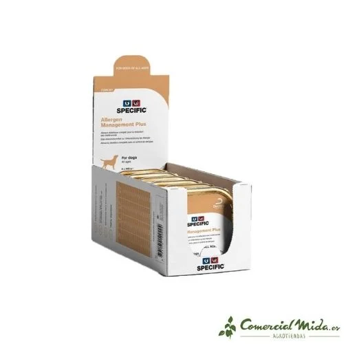 Controle de alérgenos ESPECÍFICOS além de comida úmida COW-HY para cães