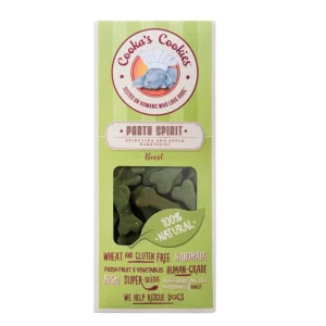 Cooka's Cookies - Barkissini "Porto Spirit" com Spirulina e Ma莽茫 100g
