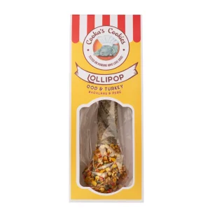 Cooka's Cookies - Lollipop de bacalhau e peru