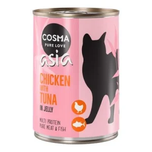 Cosma Asia em gelatina 12 x 400 g - Pack económico