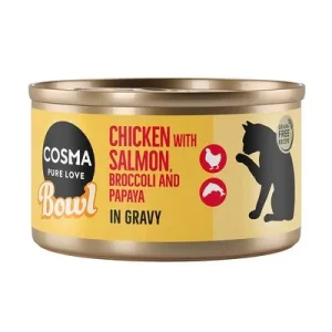 Cosma Bowl 6 x 80 g comida húmida para gatos