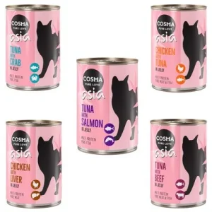 Cosma Original ou Asia 24 x 400 g - Pack económico