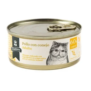Criadores Adulto Frango e Coelho em lata para gatos