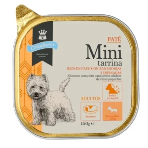 Criadores Adulto Mini Comida Húmida de Peru em terrina para cães