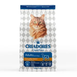 Criadores Científico Adulto Ração de frango para gatos