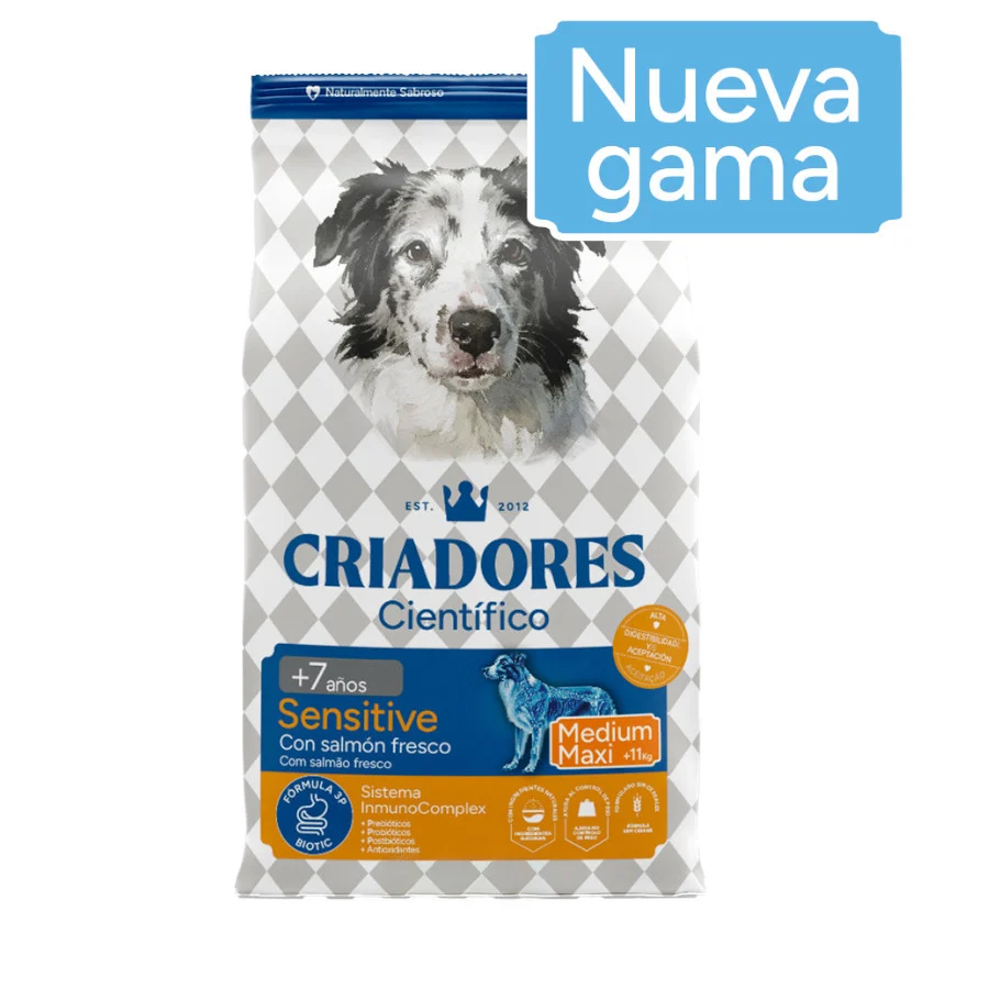 Criadores Científico Senior Sensitive Medium-Maxi Ração de salmão para cães - Image 2