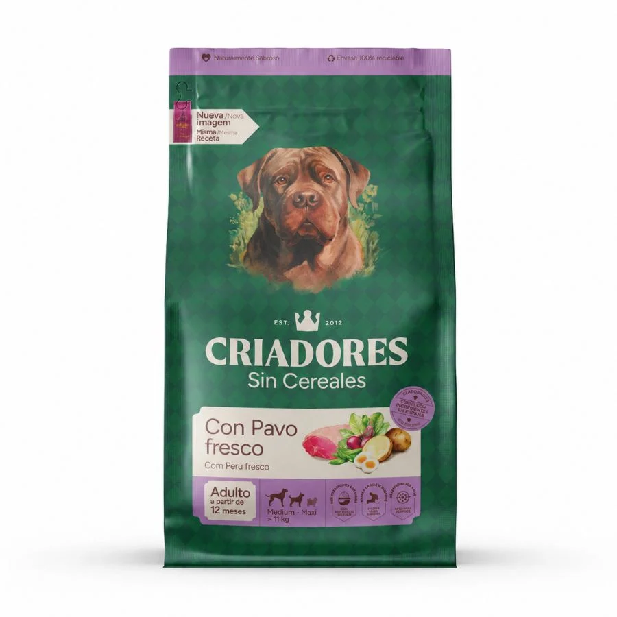 Criadores Grain Free Peru ração cães raças médias e grandes
