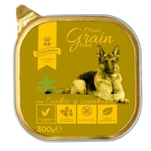Criadores Menú Grain Free Cordeiro e Cenoura terrina para cães