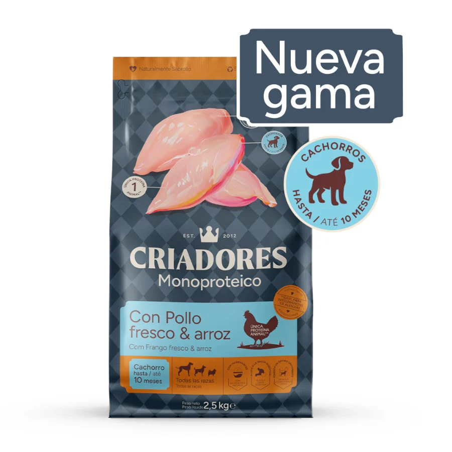 Criadores Monoproteico Puppy Ração de frango para cães - Image 2