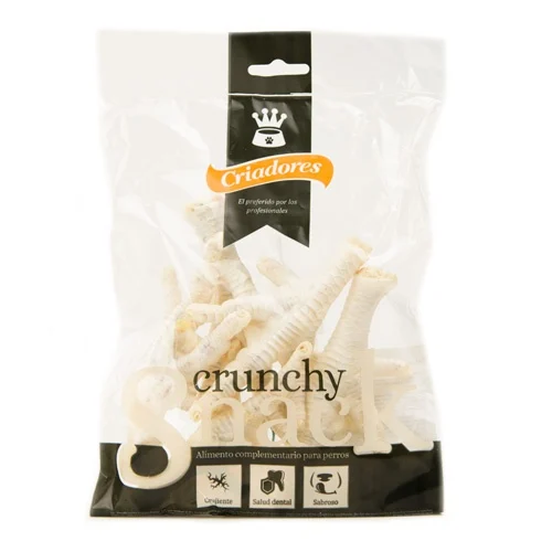 Criadores Snack Patas de frango branqueadas Crunchy para cães