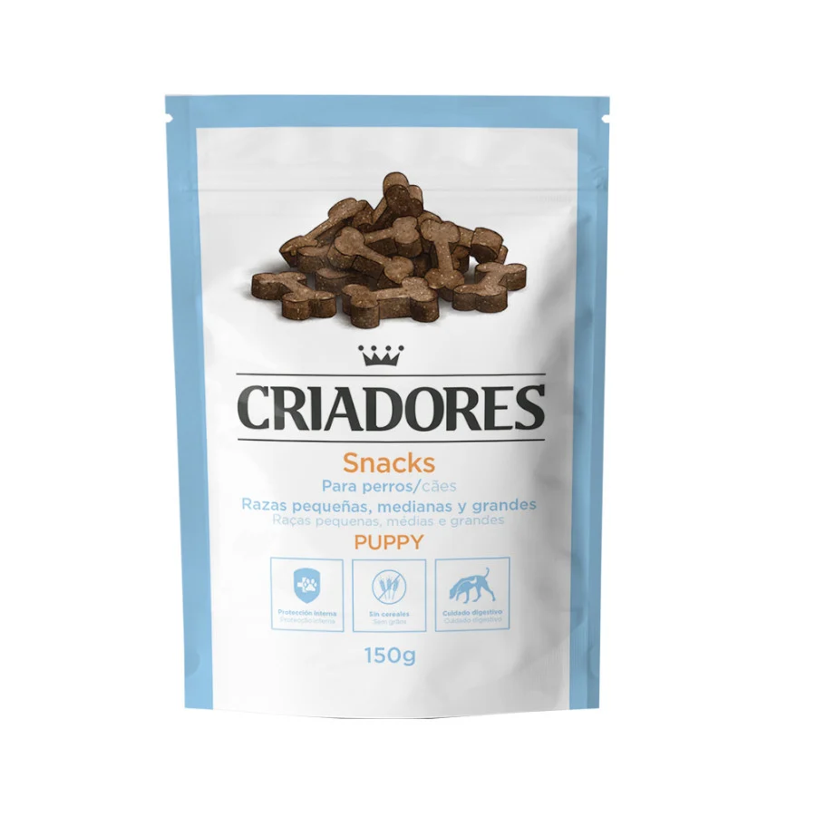 Criadores Snack Semi-húmido Ossinhos de salmão para cães Pack Poupança!