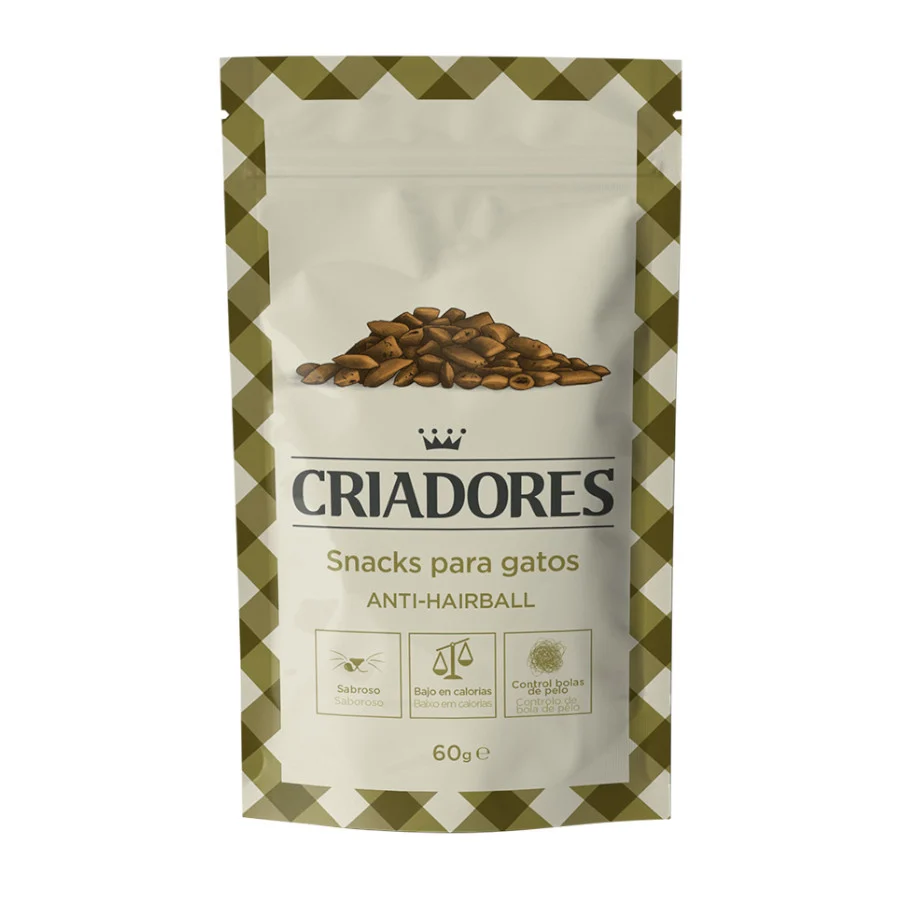 Criadores Snacks Anti-Hairball para gatos