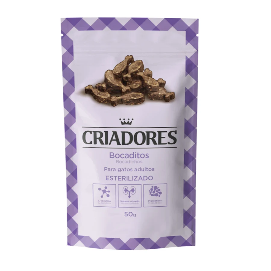 Criadores Snacks de Peru para gatos esterilizados