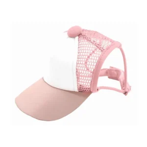 CROCI Boné de Basebol Rosa para Cães com Orifícios para as Orelhas
