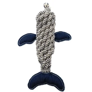 CROCI Brinquedo de Corda Baleia com Nó para Cães 30,5cm
