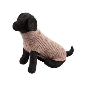 CROCI Camisola Siviglia Castanha de Gola Alta para Cães