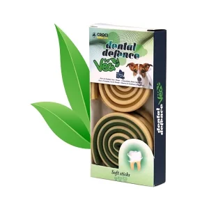 Croci – Dental-Veg Roll Amendoim, Coco e Menta para Cães