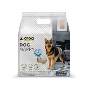 CROCI DOG NAPPY XXL 10PCS
