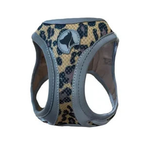 CROCI Peitoral Hiking Reflective Estampado Leopardo para Cães, Refletor