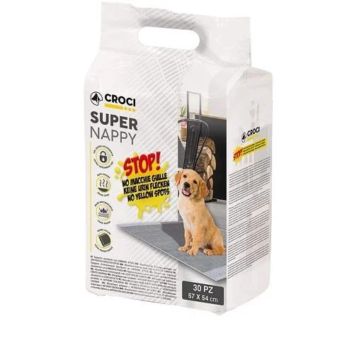 CROCI RESGUARDO SUPER NAPPY CARVÃO ATIVADO 57X54CM 30PCS