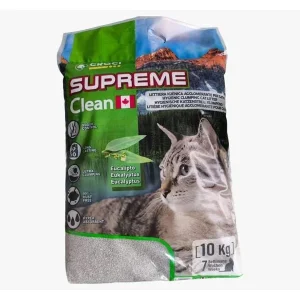 Croci Supreme Clean Eucalipto Areia Aglomerante para Gatos 10 kg