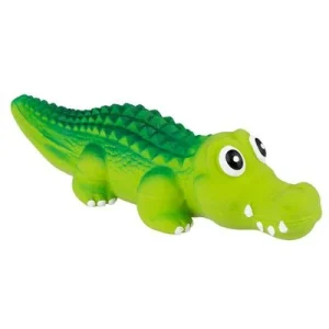 Crocodilo Crocodylus brinquedo de látex para cães