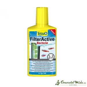 Cultura de bactérias TETRA FILTERACTIVE para limpeza de aquários