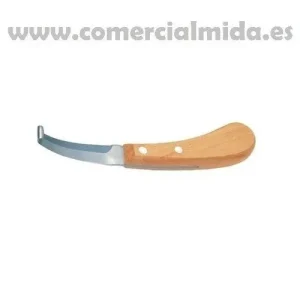 Cureta (lâmina) de corte duplo, útil para doenças dos pés em bovinos
