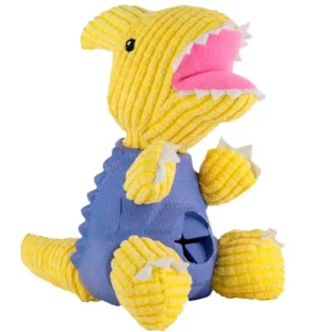 Dashi Dino Toy Parry – Peluche dispensador de snacks para cães 17x12x18 cm
