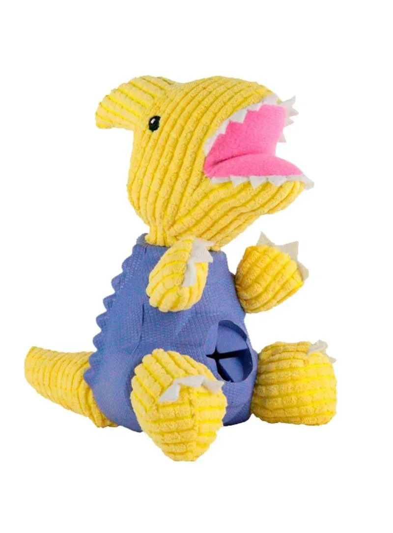 Dashi Dino Toy Parry – Peluche dispensador de snacks para cães 17x12x18 cm
