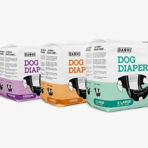 DASHI DOG DIAPERS 12 UNID L ( 46-56CM )