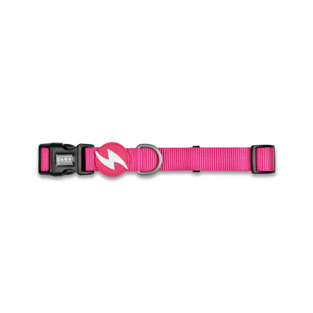 Dashi Solid Colors – Coleiras para Cães – Pink
