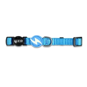 Dashi Solid Sky Blue – Coleira ajustável para gatos, tamanho único