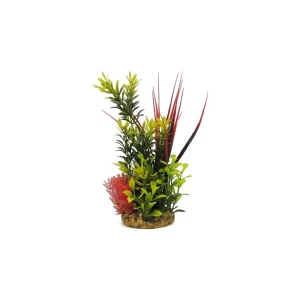 Decoração Folha Aquática Vermelho/Verde/Amarelo Classic
