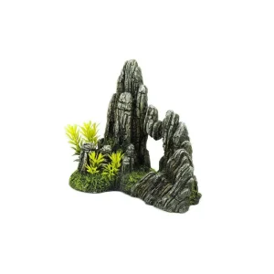 Decoração Formação Rochosa Plantas Classic