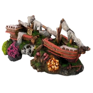 DECORAÇÃO PARA AQUÁRIO – GALEÃO NAUFRAGADO