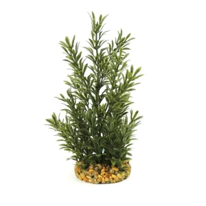 Decoração Planta Aquática Verde Messa Escura Classic