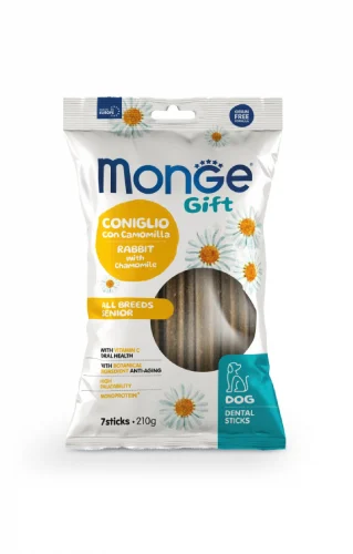 Dental Snack All Breeds Senior Coelho e Camomila 210Gr – Monge - Image 2