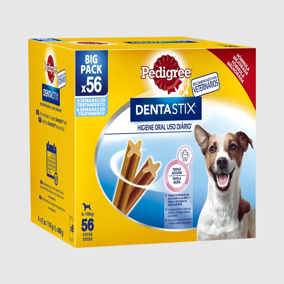 Dental Stick Multipack Mini 56Unids – Pedigree