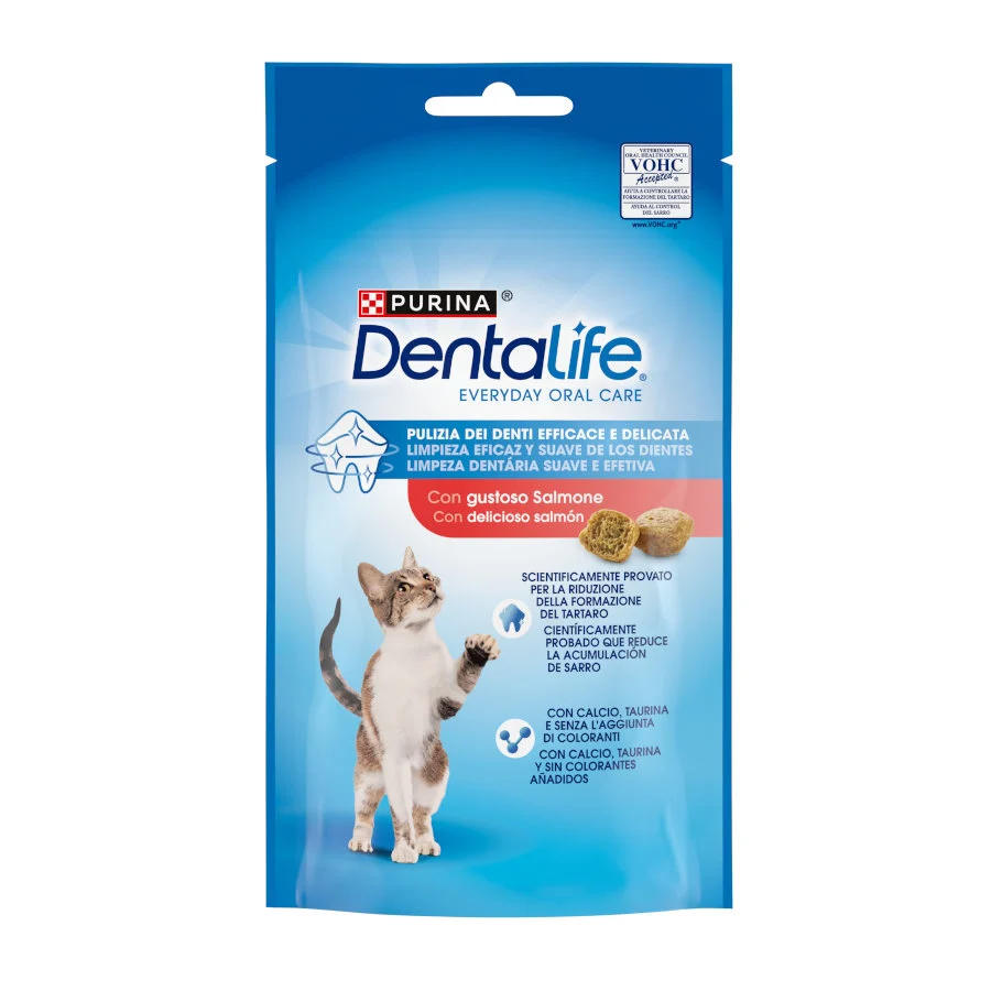 Dentalife Daily Oral Salmão Snacks Dentários para gatos
