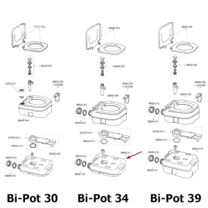 Depósito Inferior Bi-Pot 34