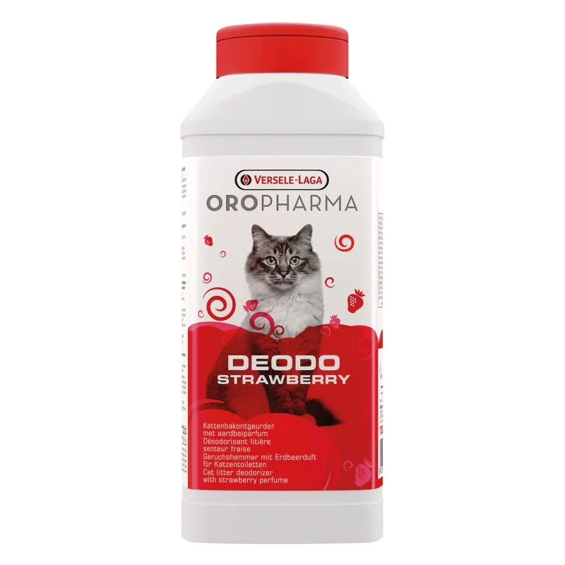 Desodorizante para Caixa de Areia de Gato Deodo Morango Oropharma da Versele-Laga