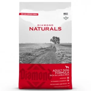 Diamond Naturals Adult Dog – Ração seca para cão adulto – Borrego e arroz – Quantidade: 15 kg