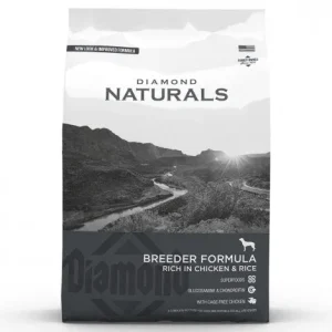 Diamond Naturals Breeder – Ração seca para cão de todas as idades – Frango e arroz – Quantidade: 20 kg